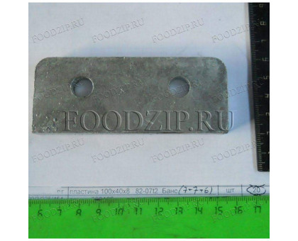 Пластина 100х40х8 82-07t2 Banss Austria